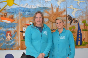 Anna-Lena Dahlqvist och Jenny Berg-Andersson, på VåRö föräldrakooperativ